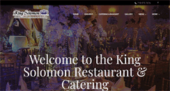 Desktop Screenshot of kingsolomonrestaurant.com
